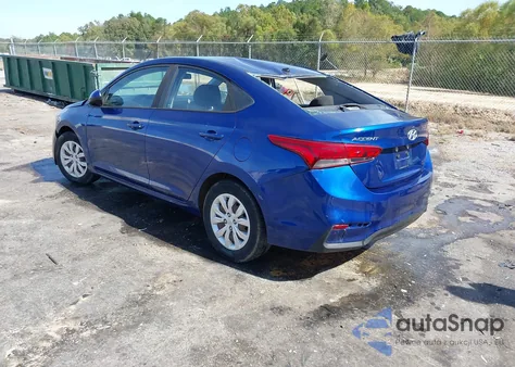 2018 Hyundai Accent Se z USA, uszkodzony, nr VIN 3KPC24A35JE022575